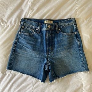 Madewell relaxed mid-length Jean shorts